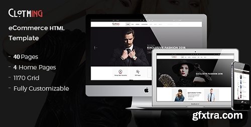 ThemeForest - Clothing v1.0 - eCommerce Fashion Template - 18842699