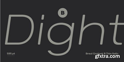 Breul Grotesk Font Family $150