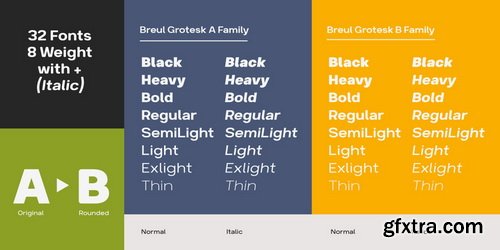 Breul Grotesk Font Family $150