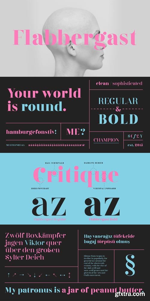 Flabbergast Font Family $25