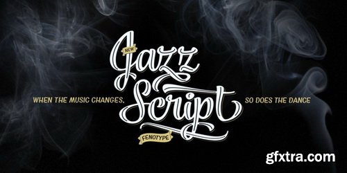 Jazz Script Font Family $119