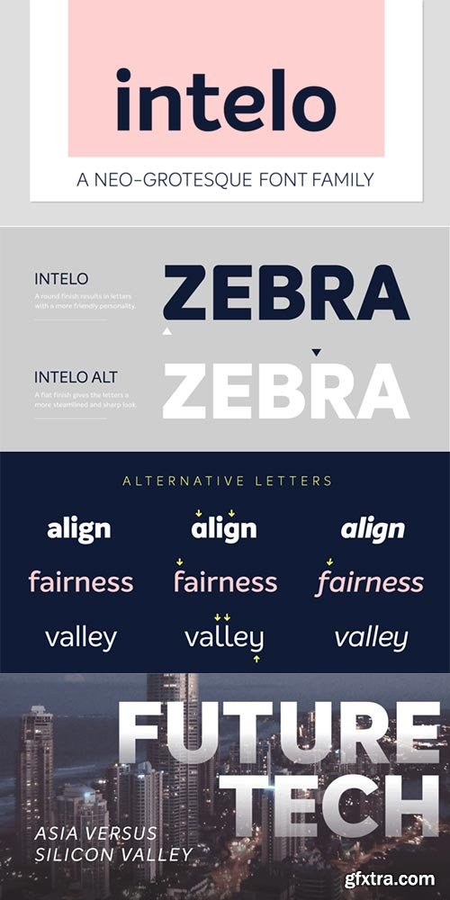 Intelo Font Family $180