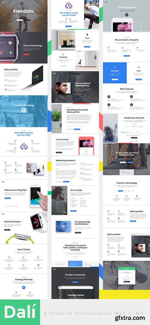 Dali - Multipurpose Web UI Kit