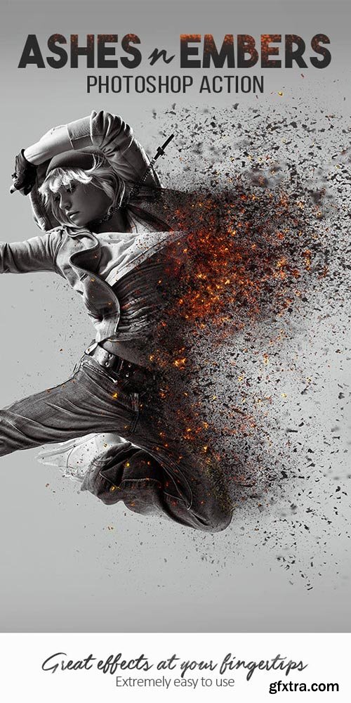 GraphicRiver - Ashes n Embers Photoshop Action - 18525809