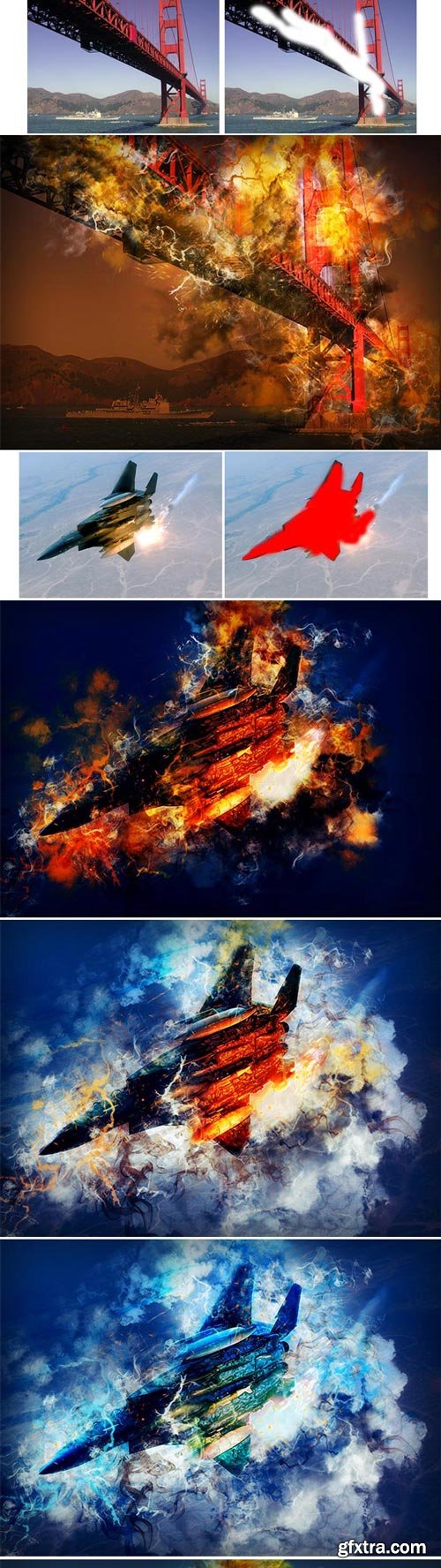 GraphicRiver - Lightning Smoke Storm Photoshop Action - 18565605