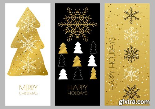 New Year 2017 & Christmas Design 11 - 24xEPS Vector Stock