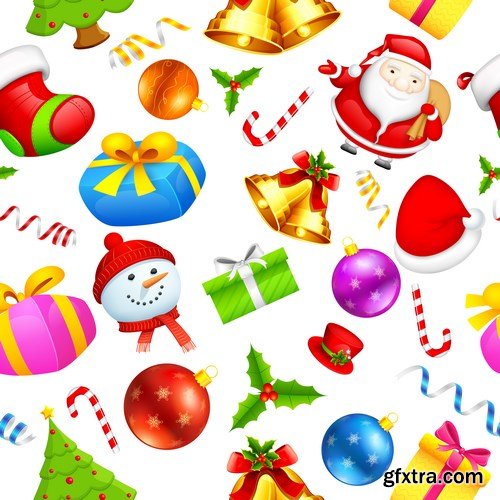 New Year 2017 & Christmas Design 11 - 24xEPS Vector Stock