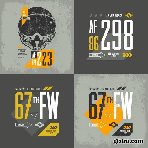 T-Shirts Print Design 2 - 8xEPS Vector Stock