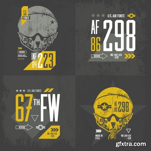 T-Shirts Print Design 2 - 8xEPS Vector Stock