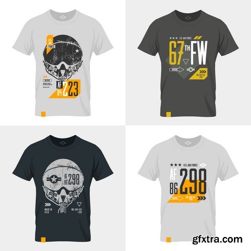 T-Shirts Print Design 2 - 8xEPS Vector Stock