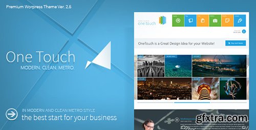 ThemeForest - One Touch v2.7.7 - Multifunctional Metro Stylish Theme - 3680565