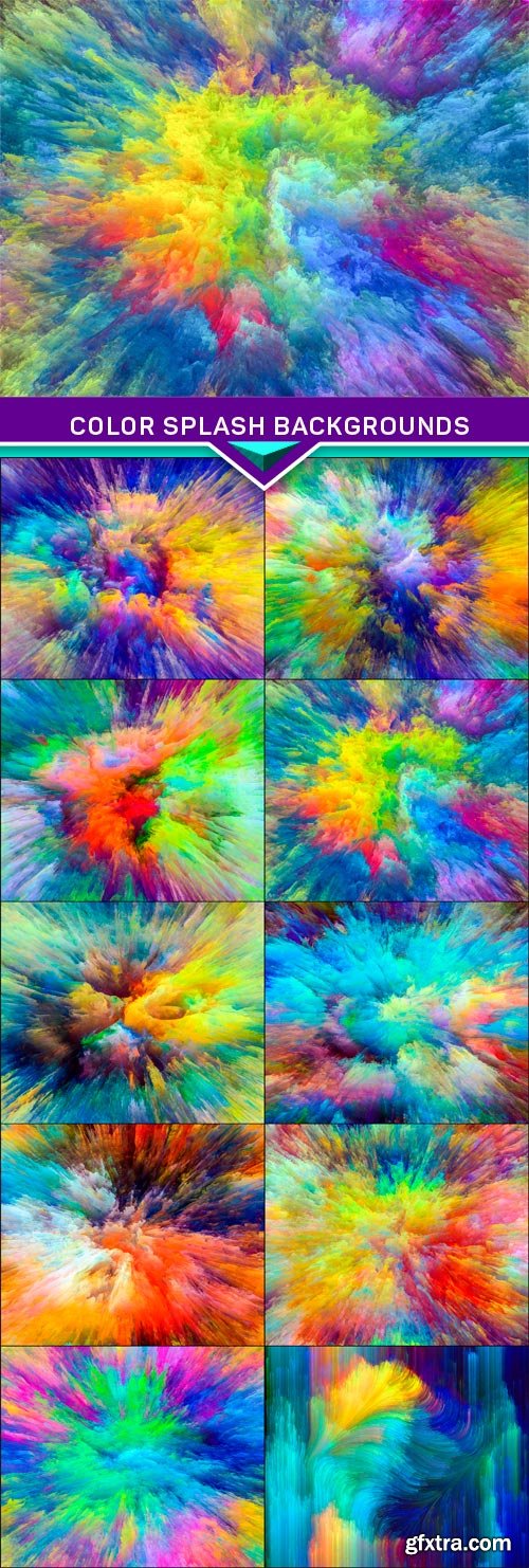 Color Splash Backgrounds 10X JPEG