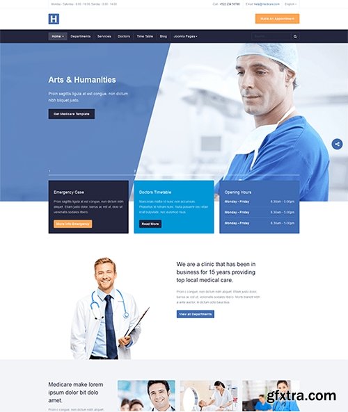 JoomlArt - JA Healthcare v1.0.2 - Fully Responsive Healthcare Joomla Template