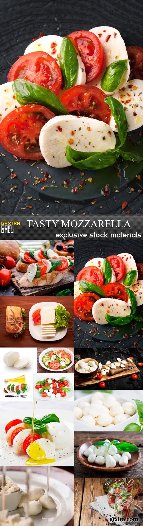 Tasty Mozzarella - 13 x JPEGs