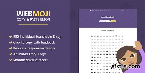 CodeCanyon - WebMoji - Searchable, Copy & Paste Emoji Directory (Update: 9 June 16) - 16271105