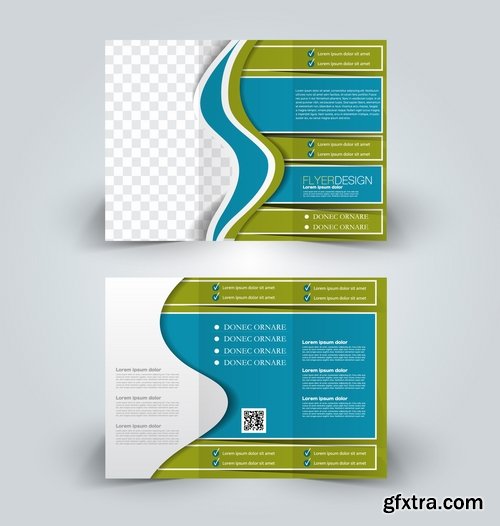 Collection book cover journal notebook flyer card business card banner vector image 19-25 EPS