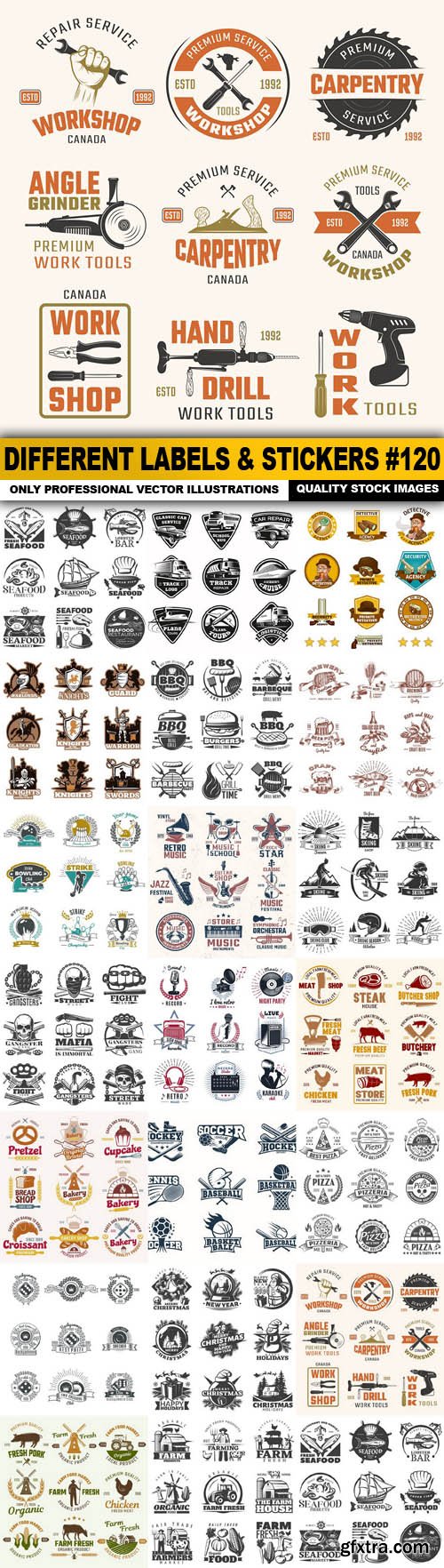 Different Labels & Stickers #120 - 20 Vector Different Labels & Stickers #120 - 20 Vector