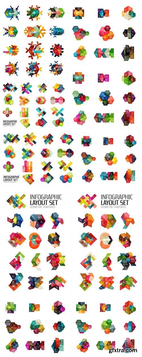 Geometric Modern Infographic Options Templates