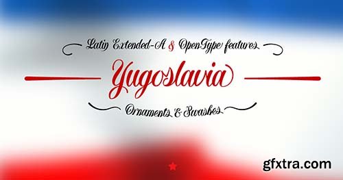 Yugoslavia – Calligraphic Font