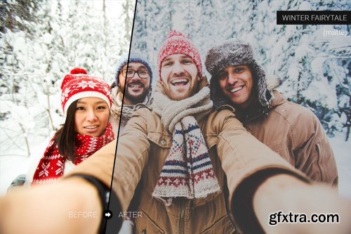 CreativeMarket Winter Fairytale Lightroom Presets 1022696