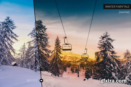 CreativeMarket Winter Fairytale Lightroom Presets 1022696