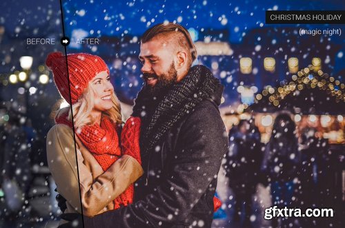 CreativeMarket Christmas Holiday Lightroom Presets 1011771