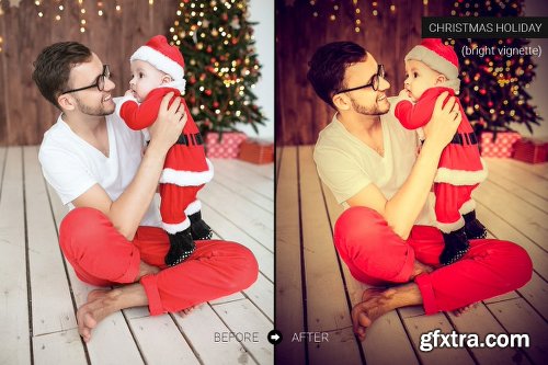 CreativeMarket Christmas Holiday Lightroom Presets 1011771