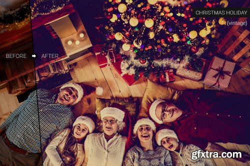 CreativeMarket Christmas Holiday Lightroom Presets 1011771