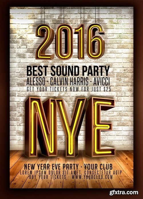 CM - New Year's Eve 2016 Flyer 449713