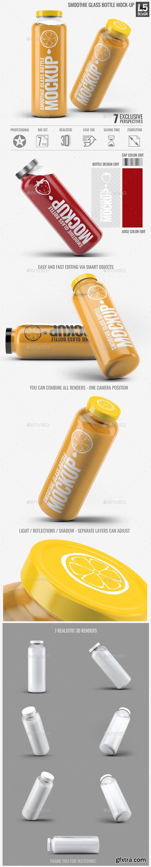 GR - Smoothie Glass Bottle Mock-Up 15513642