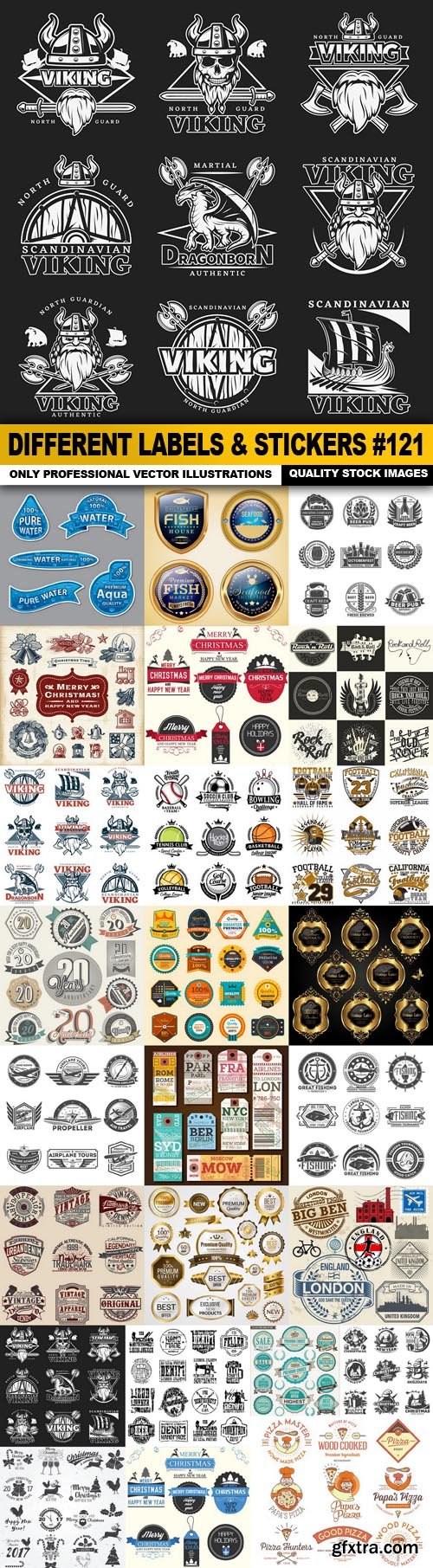 Different Labels & Stickers #121 - 25 Vector Different Labels & Stickers #121 - 25 Vector