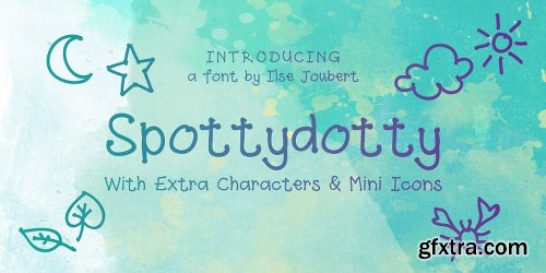 Spottydotty Font Family - 2 Fonts