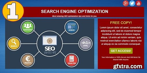 SEO Niche Opt-in Page using Booatstrap - Part1 + Part2