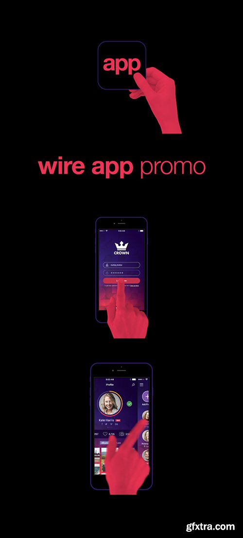 Videohive Wire App Theme Promo 18681251