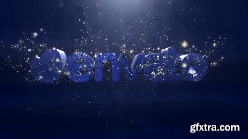 Videohive Gold Silver Particle Logo Title 18617257