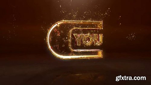 Videohive Gold Silver Particle Logo Title 18617257