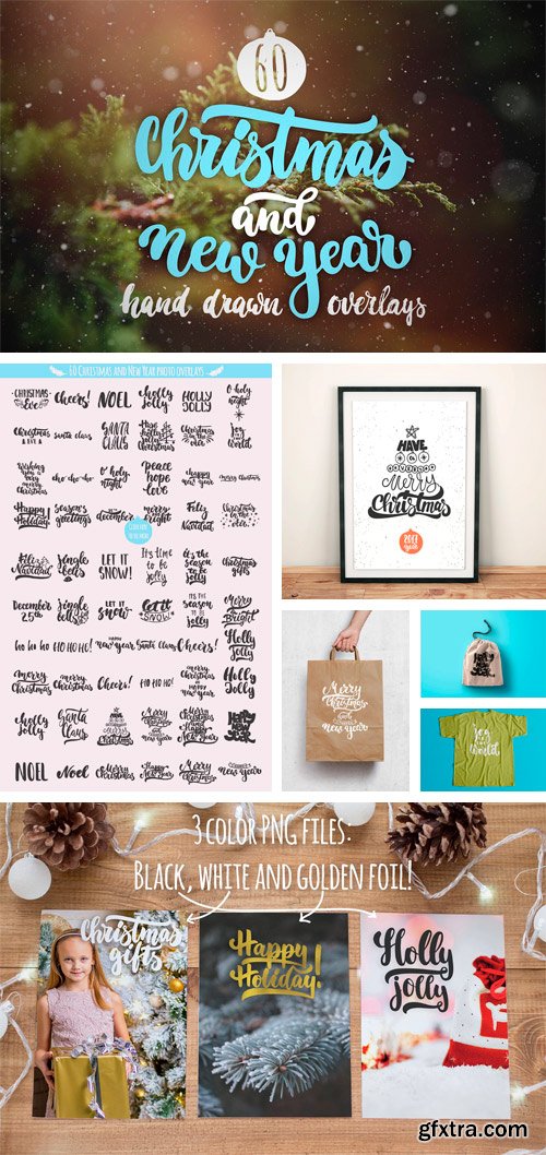 CM 1053464 - Christmas and New Year Overlays Set