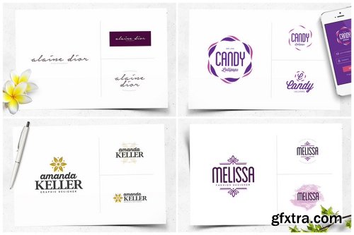 Creativemarket Mrs.Boss - Logos Design Collection 1060891