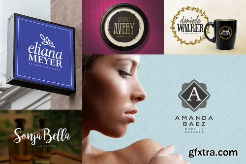 Creativemarket Mrs.Boss - Logos Design Collection 1060891