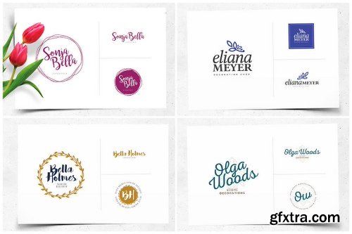 Creativemarket Mrs.Boss - Logos Design Collection 1060891