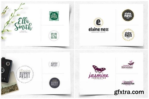 Creativemarket Mrs.Boss - Logos Design Collection 1060891