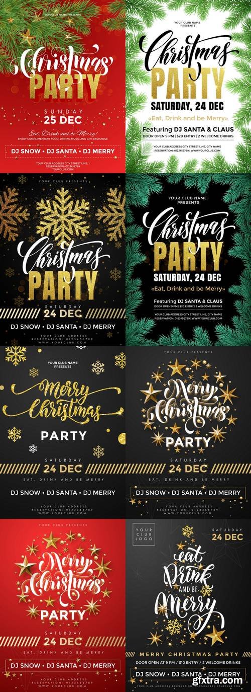 Christmas Party Flyer or Banner Template