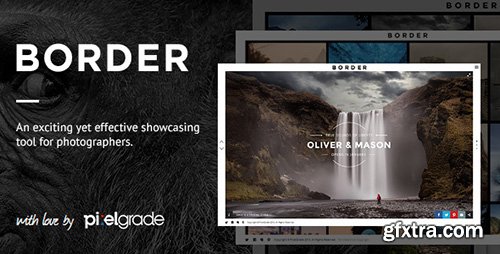 ThemeForest - BORDER v1.7.7 - A Delightful Photography WordPress Theme - 6920241