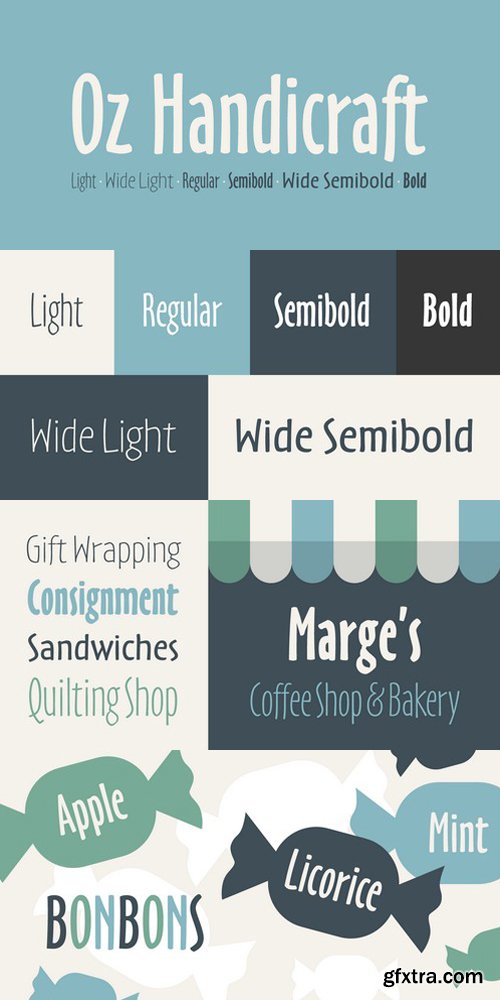 Handicraft fonts