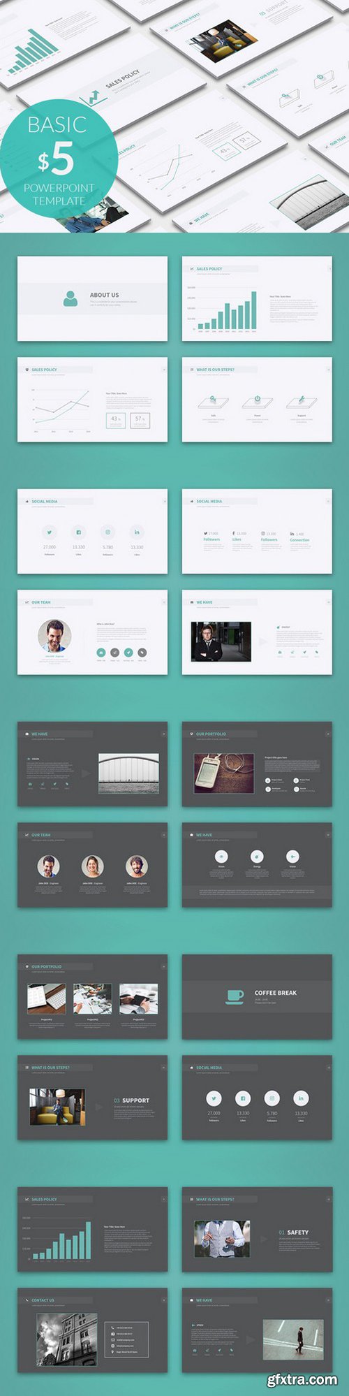 CM - Basic Powerpoint Template 1020552