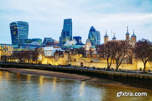 City of London - World Financial Center, 13xUHQ JPEG Photo Stock