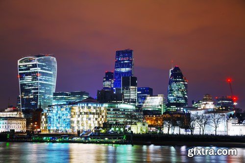 City of London - World Financial Center, 13xUHQ JPEG Photo Stock