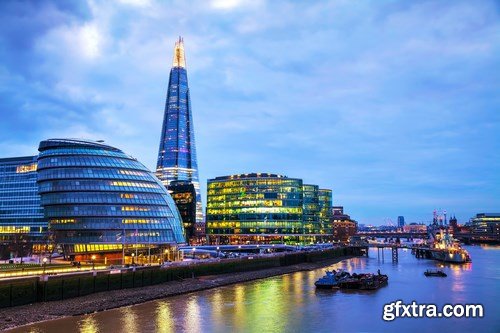 City of London - World Financial Center, 13xUHQ JPEG Photo Stock