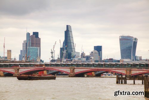 City of London - World Financial Center, 13xUHQ JPEG Photo Stock