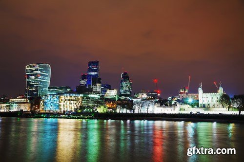 City of London - World Financial Center, 13xUHQ JPEG Photo Stock